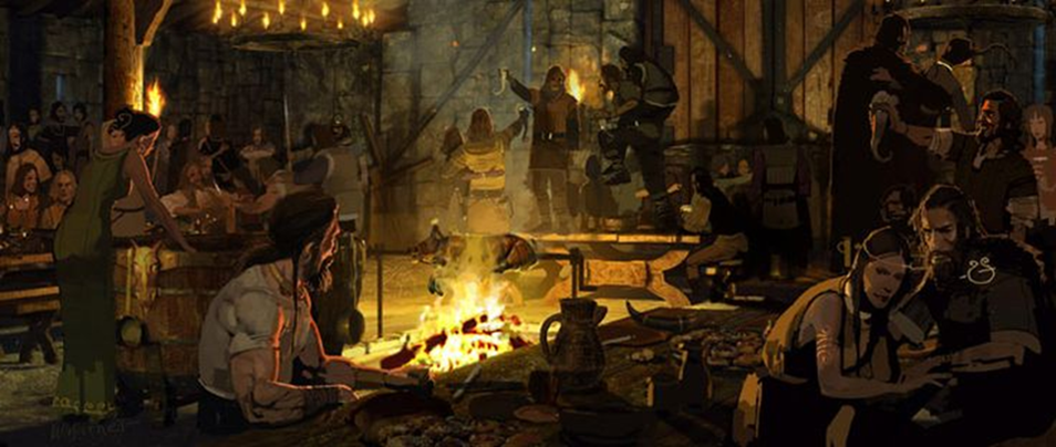 Die Rolle des Saalbrandes in der germanischen Sagenwelt